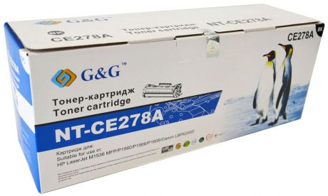 Картридж G&G NT-CE278A, черный, для лазерного принтера