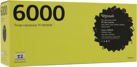 Картридж T2 TC-H6000R, черный, для лазерного принтера