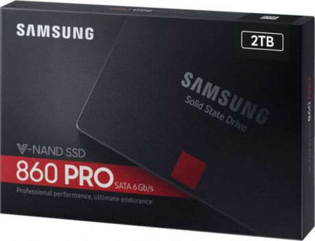 SSD диск Samsung 860 PRO, 2 ТБ (MZ-76P2T0BW)