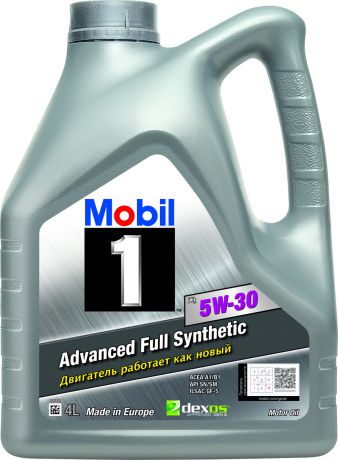 Моторное масло MOBIL 5W-30, 4 л 154806