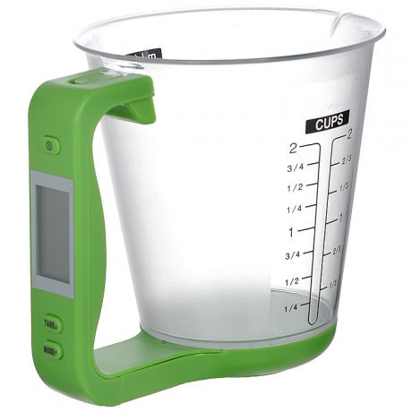 Весы-чашка электронные Bradex "Абсолют", цвет: зеленый