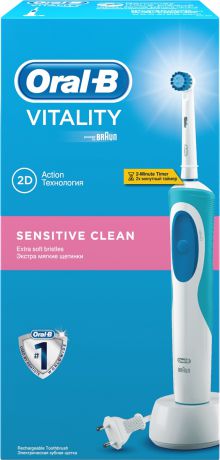 Электрическая зубная щетка Oral-B Vitality Sensitive Clean