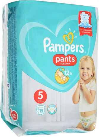 Pampers Pants Трусики 12-18 кг (размер 5) 15 шт