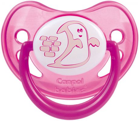 Canpol Babies Пустышка силиконовая Night Dreams от 6 до 18 месяцев цвет розовый