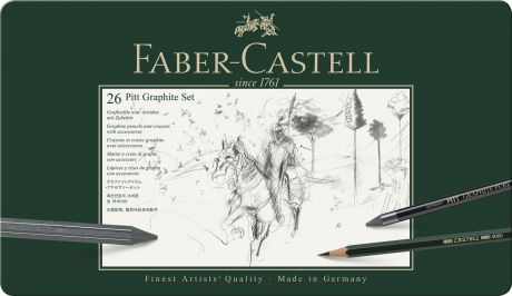 Faber-Castell Художественный набор Pitt Monochrome Set 26 предметов