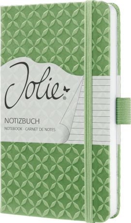 Sigel Блокнот Jolie Flair 87 листов в линейку цвет светло-зеленый JN112