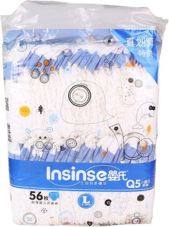 Подгузники Insinse Q5, 9-13 кг, размер L, 56 шт