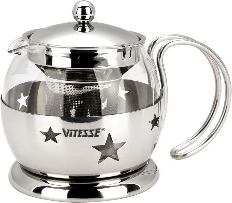 Чайник заварочный Vitesse "Classic", с ситечком, 700 мл. VS-8317
