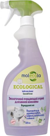 Очищающий спрей Molecola "Emerald Forest", для ванной комнаты, экологичный, 500 мл
