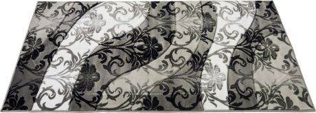 Ковер Madonna Mega Carving, прямоугольный, цвет: серый, 1,0 х 3,0 м. 8d268