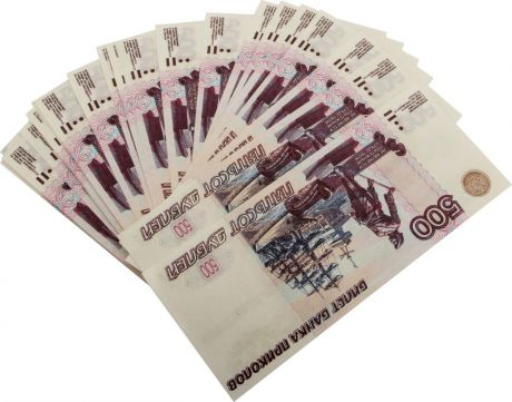 Забавная "Пачка денег" 500 рублей