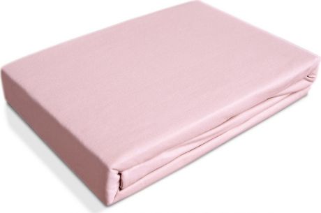 OL-Tex Простыня детская Baby на резинке цвет светло-розовый 60 х 120 см 2 шт