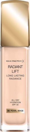 Тональная основа Max Factor Radiant Lift Long Lasting Radiance Pearl beige, тон №35