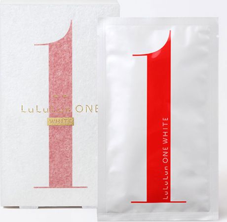 Маска-эликсир для лица LuLuLun One White, мгновенного действия + выравнивание тона, 5 шт