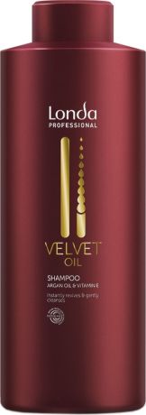 Шампунь Londa Professional Velvet Oil с аргановым маслом, 1 л