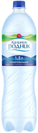 Калинов Родник минеральная питьевая газированная вода, 1,5 л