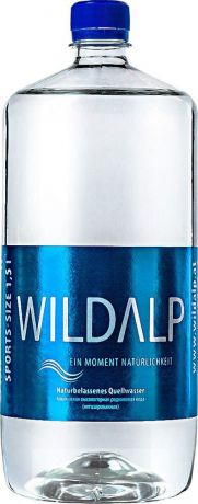 Wildalp Вода альпийская природная родниковая без газа высшая категория, 1,5 л