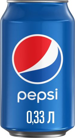 Pepsi-Cola напиток сильногазированный, 0,33 л