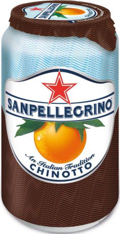 San Pellegrino Напиток сокосодержащий со вкусом померанца, 0,33 л