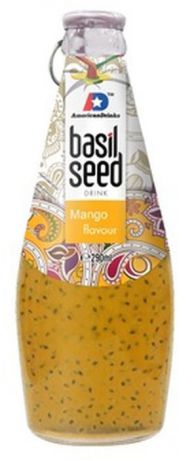 Bazil Seed Mango напиток безалкогольный со вкусом манго и семенами базилика, 290 мл