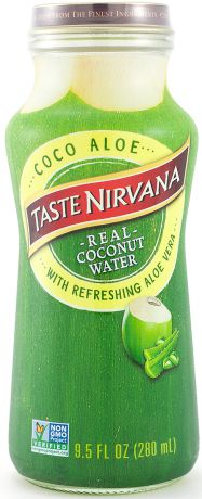 Taste Nirvana Вода кокосовая с мякотью алоэ вера, 280 мл