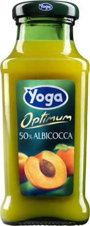 Yoga Напиток абрикосовый c добавлением сахара фруктовый сокосодержащий, 0,2 л