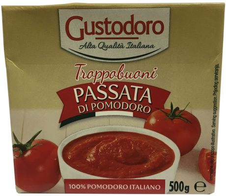 Gustodoro Passata di Pomodoro помидоры протертые, 500 г