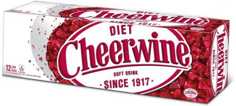 Газированный напиток Cheerwine Diet, 12 шт по 355 мл