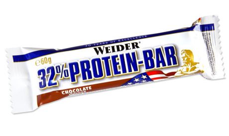 Батончик протеиновый Weider "32% Protein-Bar", шоколад, 60 г