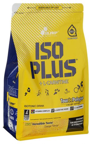 Изотонический напиток Olimp Sport Nutrition "Iso Plus Powder", апельсин, 1505 г