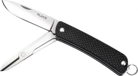 Нож складной туристический Ruike S22-B, цвет: черный