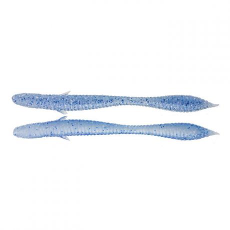 Универсальный червь Tsuribito "Toshiki", цвет: голубой, 10 см, 6 шт