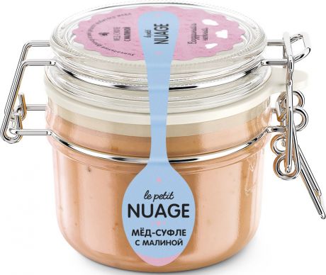 Le Petit Nuage мед-суфле с малиной, 215 г