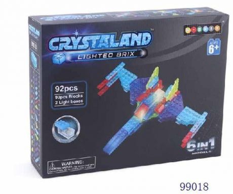 Crystaland Конструктор Самолет 6 в 1
