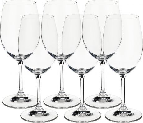 Набор бокалов для вина Bohemia Crystal "Лара", 350 мл, 6 шт
