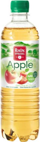 Напиток безалкогольный газированный Rhon Sprudel Apple Plus, с яблочным соком, 0,5 л
