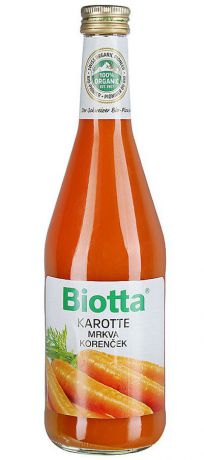 Biotta Сок морковный прямого отжима БИО, 0,5 л
