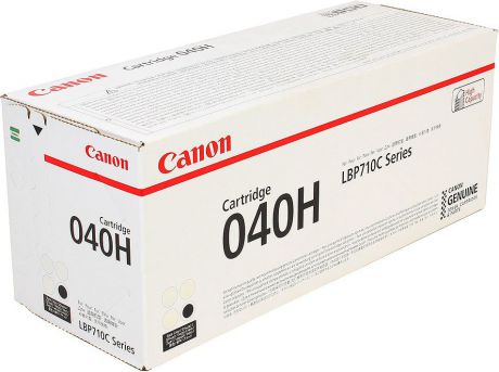 Картридж Canon 040 H Bk, черный, для лазерного принтера, оригинал