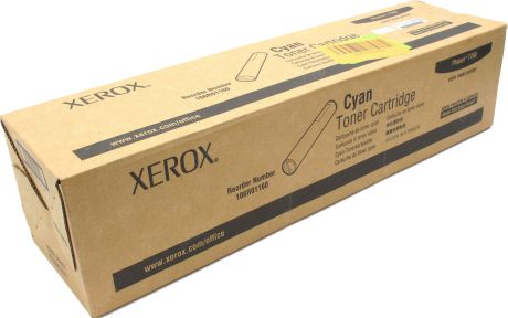 Картридж Xerox 106R01160, голубой, для лазерного принтера, оригинал