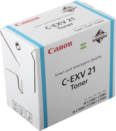 Картридж Canon C-EXV21C, голубой, для лазерного принтера, оригинал