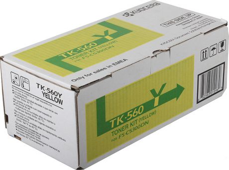 Картридж Kyocera TK-560Y, желтый, для лазерного принтера