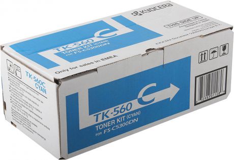 Картридж Kyocera TK-560C, голубой, для лазерного принтера