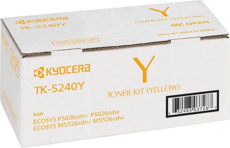 Картридж Kyocera TK-5240Y, желтый, для лазерного принтера