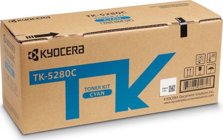Картридж Kyocera TK-5280C, голубой, для лазерного принтера
