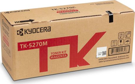 Картридж Kyocera TK-5270M, пурпурный, для лазерного принтера