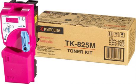 Картридж Kyocera TK-825M, пурпурный, для лазерного принтера