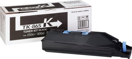 Картридж Kyocera TK-865K, черный, для лазерного принтера