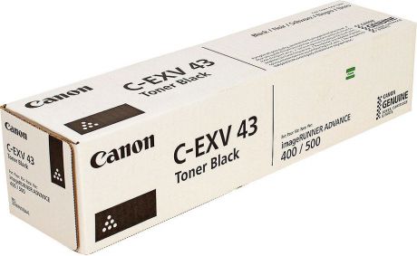 Картридж Canon C-EXV43, черный, для лазерного принтера, оригинал