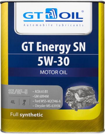 Масло моторное GT OIL GT Energy SN 5W-30