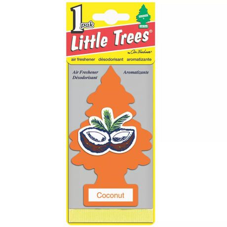 Автомобильный ароматизатор Car-Freshner "Little Trees", кокос, США